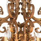 Meyda Lighting Serratina 60" 32-Light Autumn Leaf Chandelier With Amber Faux Candlelight