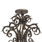 Meyda Lighting Serratina 60" 32-Light French Bronze Chandelier With Faux Candlelight