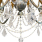 Meyda Lighting Serratina 78" 32-Light French Bronze Chandelier With Gold Faux Candlelight
