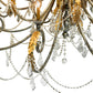 Meyda Lighting Serratina 78" 32-Light French Bronze Chandelier With Gold Faux Candlelight