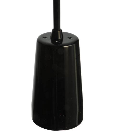Meyda Lighting Shaken 3" Mirror Black Mini Pendant Light