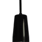 Meyda Lighting Shaken 3" Mirror Black Mini Pendant Light
