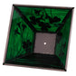 Meyda Lighting Shamrock 22" Mahogany Bronze Frame With Emerald Green Shade Glass