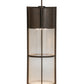 Meyda Lighting Shelby 18" 5-Light Cajun Spice Pendant Light With Clear Seeded Shade Glass