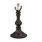 Meyda Lighting Shell 16" Mahogany Bronze & Craftsman Brown Highlights Table Lamp Base