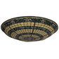 Meyda Lighting Shell and Ribbon 42" Multi-Colored Stained Shade Glass