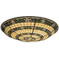 Meyda Lighting Shell and Ribbon 42" Multi-Colored Stained Shade Glass
