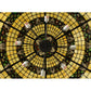 Meyda Lighting Shell and Ribbon 43" 8-Light Timeless Bronze Pendant Light With Stained Shade Glass