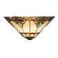 Meyda Lighting Shell with Jewels 16" Wall Sconce With Multi-Clored Shade Glass