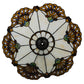 Meyda Lighting Shell with Jewels 20" Multi-Colored Shade Glass