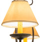 Meyda Lighting Sienna 30" 6-Light Chestnut Chandelier With Brown Tuscan Alabaster Paper Shade