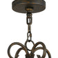 Meyda Lighting Sienna 40" 8-Light French Bronze Chandelier With Amber Faux Candlelight