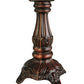 Meyda Lighting Sierra Prairie Mission 12" Mahogany Bronze Mini Table Lamp With Amber Shade Glass