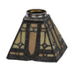 Meyda Lighting Sierra Prairie Mission 7" Multi-Colored Shade Glass