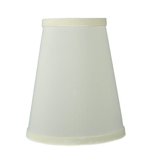 Meyda Lighting Silk 4"W x 5"H White Textrene Shade