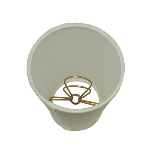 Meyda Lighting Silk 4"W x 5"H White Textrene Shade