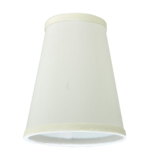 Meyda Lighting Silk 4"W x 5"H White Textrene Shade