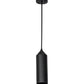 Meyda Lighting Silo 4" Satin Black & Wrought Iron Mini Pendant Light
