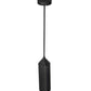 Meyda Lighting Silo 4" Satin Black & Wrought Iron Mini Pendant Light