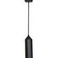 Meyda Lighting Silo 4" Satin Black & Wrought Iron Mini Pendant Light