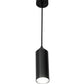 Meyda Lighting Silo 4" Satin Black & Wrought Iron Mini Pendant Light