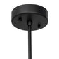 Meyda Lighting Silo 4" Satin Black & Wrought Iron Mini Pendant Light