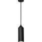 Meyda Lighting Silo 4" Satin Black & Wrought Iron Mini Pendant Light