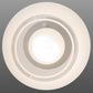 Meyda Lighting Sitka 6" White Mini Pendant Light With Frosted White Shade Glass