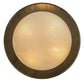 Meyda Lighting Ski Adventure 30" 4-Light Antique Copper Inverted Pendant Light With Beige Shade