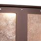 Meyda Lighting Smythe Craftsman 260368 45" 16-Light Mahogany Bronze Chandelier With Silver Mica Shade Glass and Fan