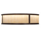 Meyda Lighting Smythe Craftsman 37" 8-Light Mahogany Bronze Chandelier With Beige Sahara Taupe Idalight Shade and Fan