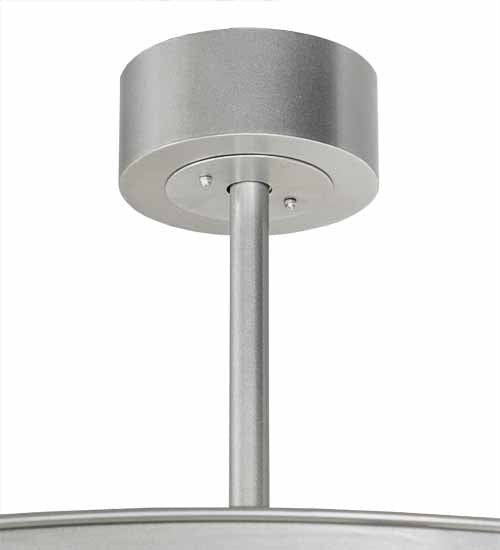 Meyda Lighting Smythe Craftsman 37" LED Light Sandstone Chandelier With White Eggshell Textrene Shade and Fan
