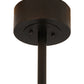 Meyda Lighting Smythe Craftsman 44" 12-Light Mahogany Bronze Maplewood Chandelier With Eggshell Textrene Shade and Fan