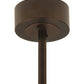 Meyda Lighting Smythe Craftsman 44" 16-Light Mahogany Bronze Maplewood Chandelier With Beige Eggshell Textrene Shade and Fan