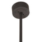 Meyda Lighting Smythe Craftsman 44" 24-Light Dark Roast Chandelier With Amber Mica Shade Glass and Fan