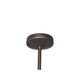 Meyda Lighting Smythe Craftsman 44" 8-Light Oil Rubbed Bronze Chandelier With Amber Mica Shade Glass and Black Fan