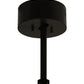 Meyda Lighting Smythe Craftsman 44" 8-Light Timeless Bronze Chandelier With Ambra Siena Idalight Shade Glass and Fan