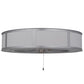Meyda Lighting Smythe Craftsman 45" 16-Light Nickel Chandelier With Eggshell Textrene & Statuario Idalight Shade and Fan