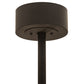 Meyda Lighting Smythe Craftsman 45" 16-Light Oil Rubbed Bronze Chandelier With Carmel Onyx Idalight Shade and Fan