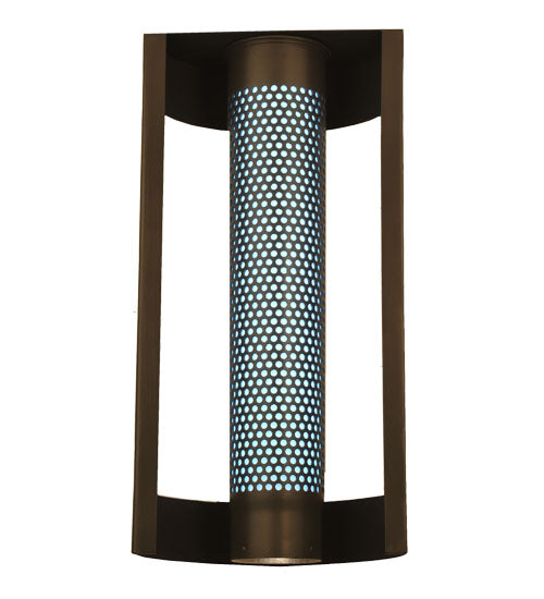Meyda Lighting Snowbird Shell 12" LED Timeless Bronze Wall Sconce