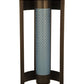 Meyda Lighting Snowbird Shell 12" LED Timeless Bronze Wall Sconce