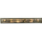 Meyda Lighting Snowborder 36" 6-Light Antique Copper Vanity Light With Silver Mica Shade Glass