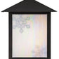 Meyda Lighting Snowflake 11" Mahogany Bronze Wall Sconce With White Iridescent Shade Glass