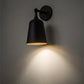 Meyda Lighting Somerville 6" Textured Black & Champagne Metallic Wall Sconce