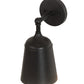 Meyda Lighting Somerville 6" Textured Black & Champagne Metallic Wall Sconce