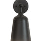 Meyda Lighting Somerville 6" Textured Black & Champagne Metallic Wall Sconce