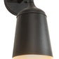 Meyda Lighting Somerville 6" Textured Black & Champagne Metallic Wall Sconce