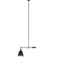 Meyda Lighting Spaccato 24" Matte Black Island Pendant Light With White Shade Glass