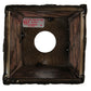 Meyda Lighting Spruce Pine 9" Antique Copper Frame With Silver Mica Shade Glass