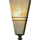 Meyda Lighting St. Lawrence 8" LED Oil Rubbed Bronze Wall Sconce With Sandstorm Linen Shade